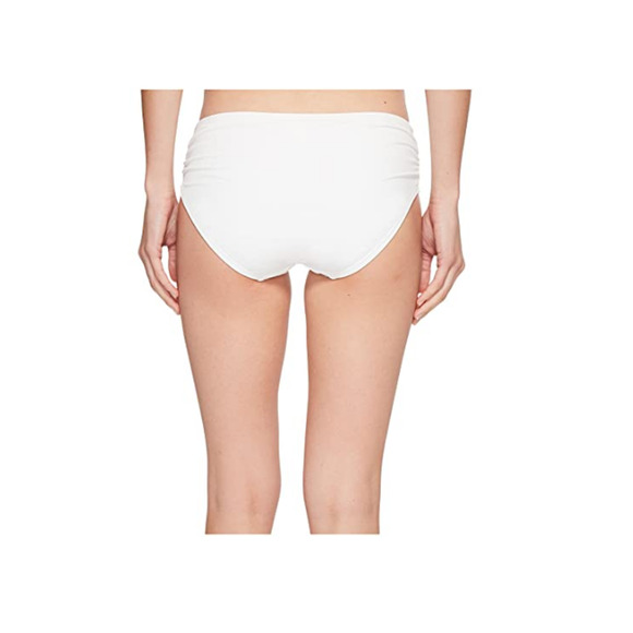 Michael Kors Iconic Solids Shirred Bikini Bottoms White Size XS - Picture 2 of 2